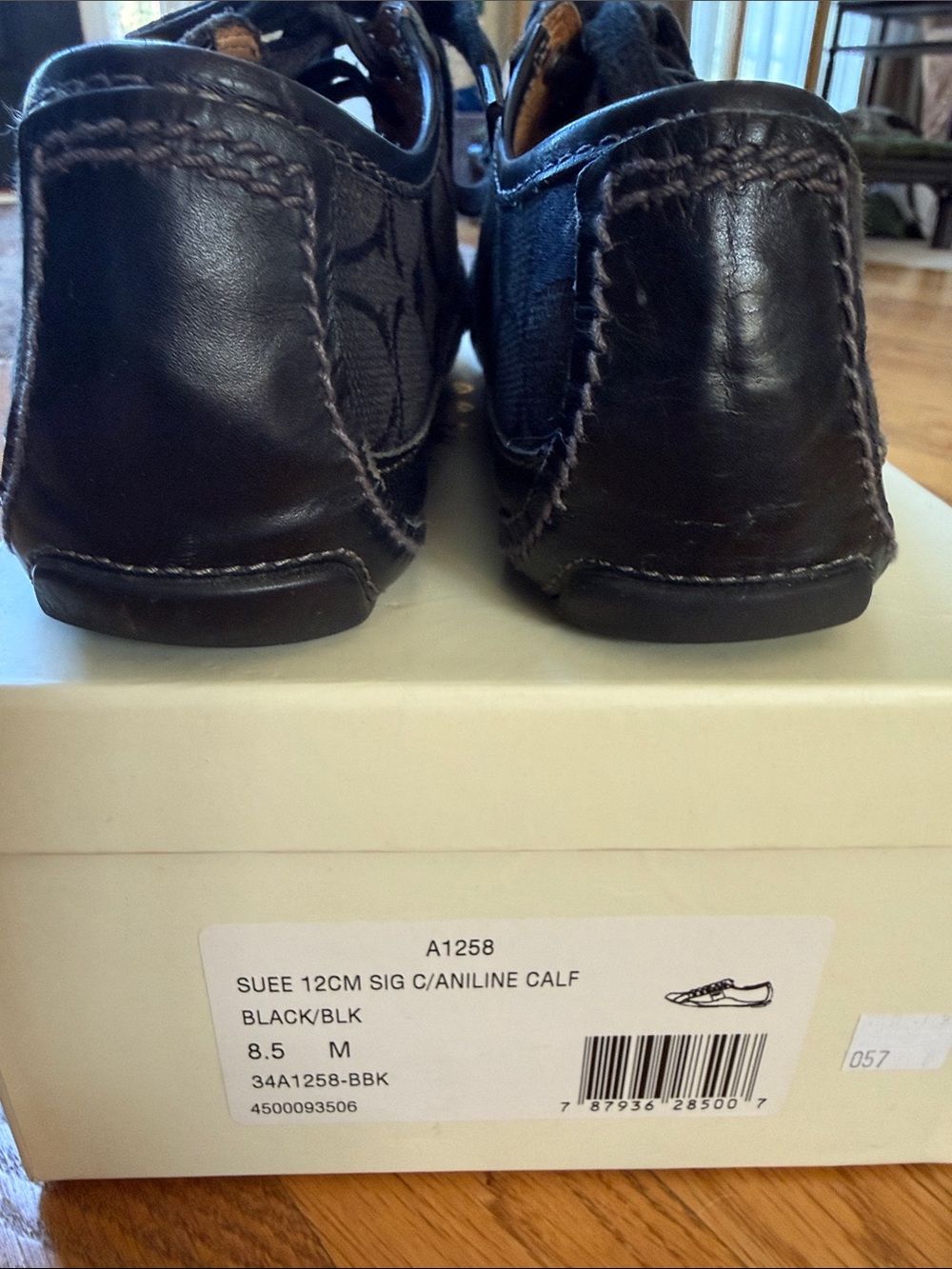 Coach Signet Canvas and Leather Trim Shoes - Picture 3 of 3
